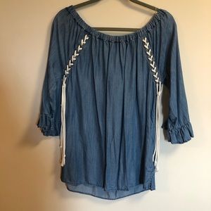Billy T chambray top